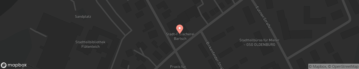 Kartenansicht Bloherfelder Str. 1 in Oldenburg