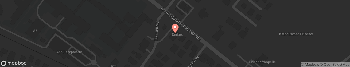 Kartenansicht Ammerländer Heerstraße 61 in Oldenburg
