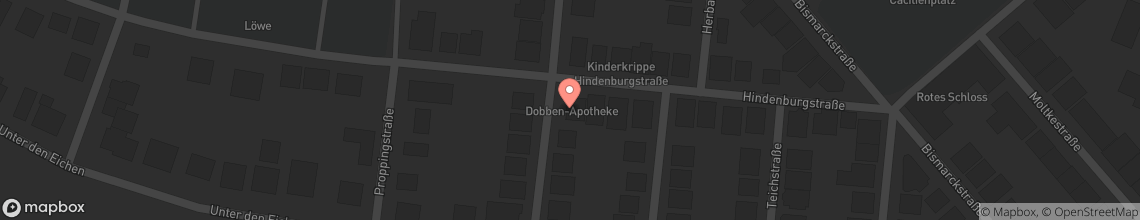 Kartenansicht Hindenburgstrasse 23 in Oldenburg