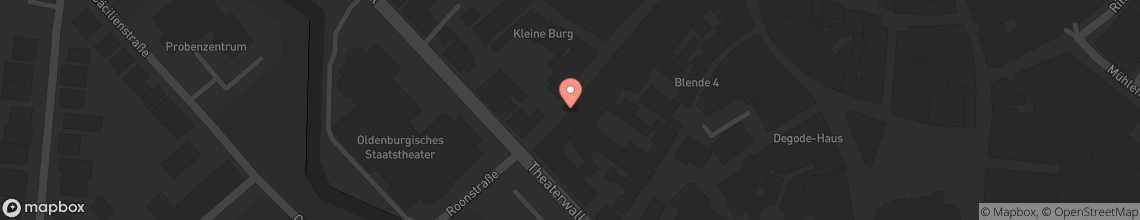 Kartenansicht Gaststraße 16 in Oldenburg