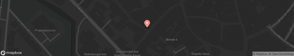 Kartenansicht Gaststraße 23 in Oldenburg