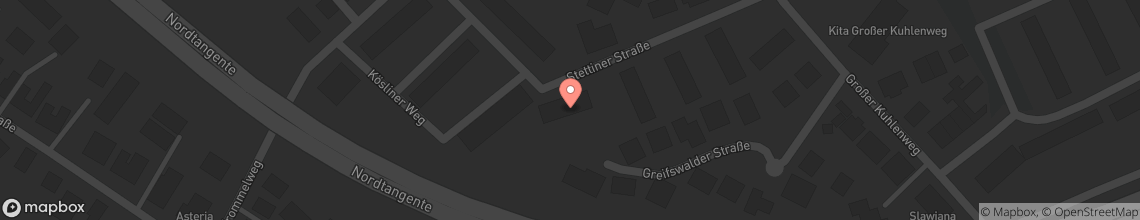 Kartenansicht Stettinerstr. 14 in Oldenburg