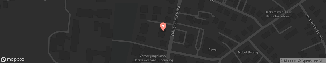 Kartenansicht Nadorster Str. 159b
 in Oldenburg