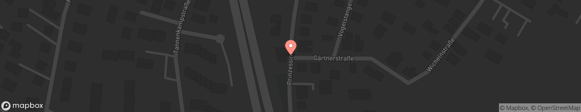 Kartenansicht Prinzessinweg 6 in Oldenburg