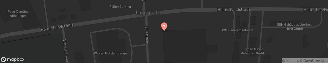 Kartenansicht Elbestraße 1-5 in Oldenburg
