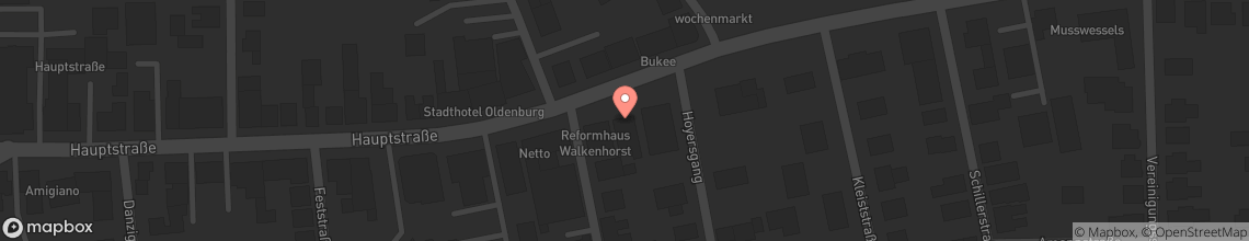 Kartenansicht Hauptstrasse 29 in Oldenburg
