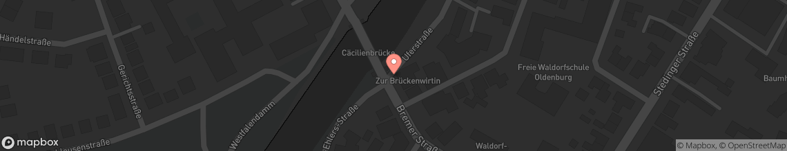 Kartenansicht Bremerstr. 1 in Oldenburg